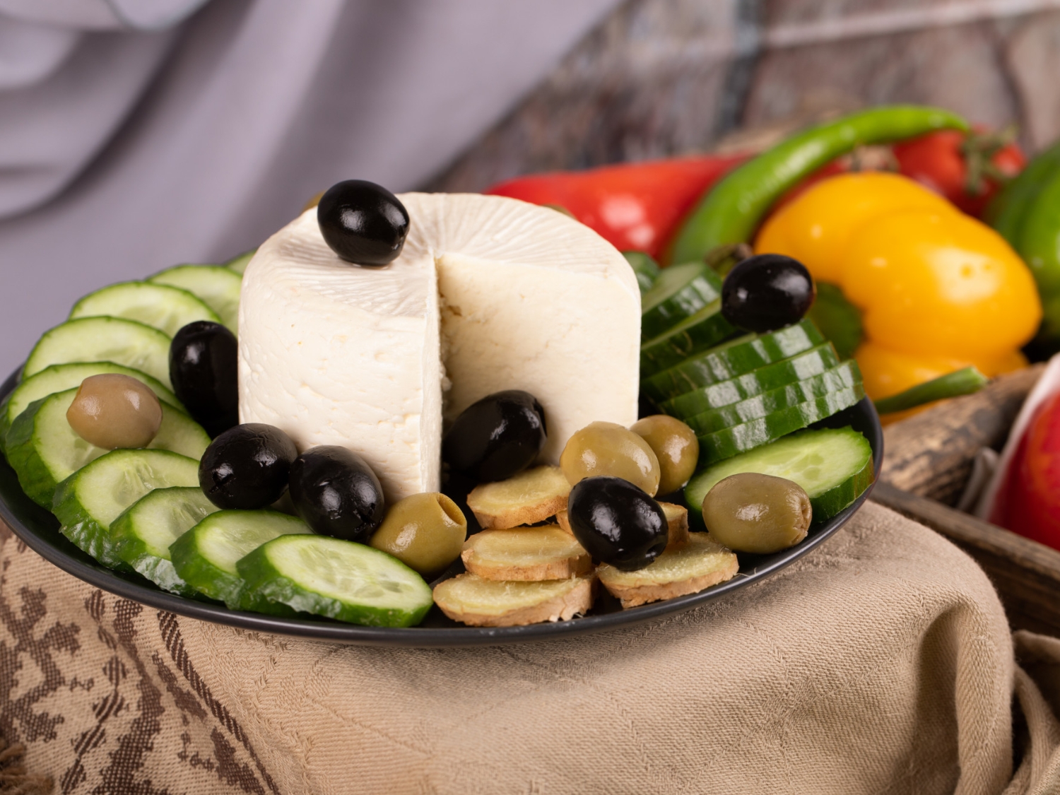 Cheese with Veggies